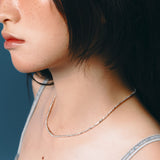[925 SILVER] Petit Cube Silver Necklace