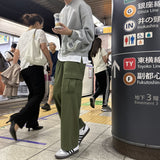 リウコンビネーションオーバーフィットスウェットシャツ