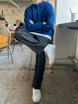 LMN ５ボタンオーバーサイズフィットニットウェア / LMN 5 Button Oversized Fit Knitwear (9 colors)