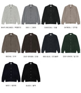LMN ディープカシミヤハチカラーカーディガン