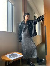 ボカシソフトロングドレス/Bokashi Soft Long Dress