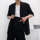 SI ミニマル半袖ジャケット / SI Minimal Short-Sleeved Jacket (2 colors)