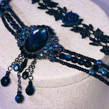 アイランドチョーカー / Isabel blue black choker