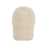 Soft Over Fit Fleece Ball Cap Cream