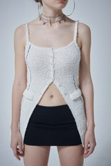 ラインニットベスト / LINE KNIT VEST