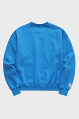 ベーシックラインロゴスウェットシャツ・ブルー［ユニセックス］/ Basic Line Logo Unisex Blue Sweat Shirt