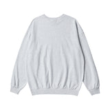 アーチプリンティングスウェット/ARCH PRINTING SWEAT SHIRT-WHITE MELANGE