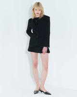 ローエッジスリムジャケット / Raw Edge Slim Jacket _ Black