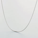 シルバーシンスレッドネックレス/SILVER THIN THREAD NECKLACE(CHOKER) (925 silver / basic)