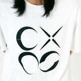 ホワイト EXQS Tシャツ