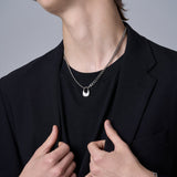 ホボロックチェーンネックレス / HOBO LOCK CHAIN NECKLACE