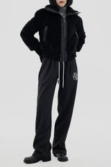 ブックルクロップハイネックジャケット/Bookle Crop High Neck Jacket (2color)