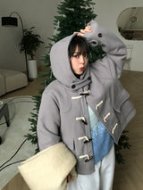 プレジャーダッフルショートコート