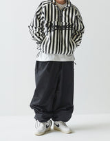 ストライプロゴパッディングジャンパー/BSR2223FWJK008 STRIPE LOGO PADDING JUMPER WHITE BLACK