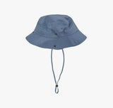 Safari snap button string bucket hat