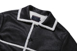 ミニマルムートンジャケット/MINIMAL MOUTON JACKET_BLACK