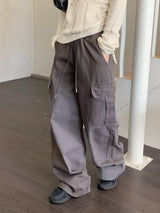 [MADE] Tonizen Pocket Cotton Banding Long Wide Cargo pants