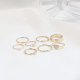 ジェリーハートリングセット / Jelly Heart Ring 7 set (2 color)