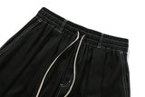 ダブルストリングハーフパンツ / DOUBLE STRING HALF PANTS_BLACK