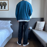 モーメントオーバーサイズフィットラウンドニット / Moment Oversized Fit Round Knitwear (7 colors)