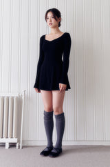 Ballerina mini dress (BLACK)