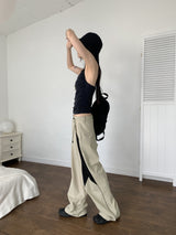 Dao shirring drape sleeveless