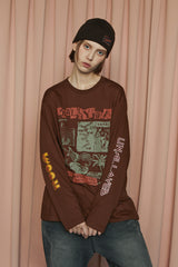 バンドLSV Tシャツ / ブラウン