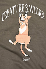 CS ラッキークルーネック / BSR2223FWPO071 CS LUCKY CREWNECK LIGHT KHAKI