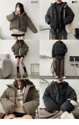 ラジュベーシックフードパッデッドジャンパー
