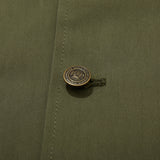 ロゴカラーコットンベーシックジャケット/BSR2223FWJK065 LOGO COLLAR COTTON BASIC JACKET KHAKI