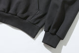 Plain Logo Hoodie (Charcoal)