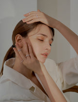 3MM プロング セッティング テニス リング / 3MM Prong Setting Tennis Ring (rosegold)