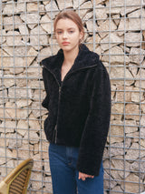 HIGHNECK FUR JACKET_BLACK (6638378975350)