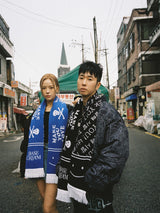 BC®×MAKE YOU LOVE マフラー ブルー
