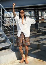 Multi-Ethnic Patterned Pants 