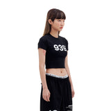 939 LOGO CROP TOP (BLACK)