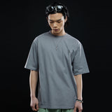 オーバーフィットマシュマロポイントショートスリーブT/OVERFIT MARSHMALLOW POINT SHORT-SLEEVED T-DEEP GRAY