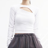 [NONCODE] Cutout T-shirt