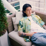 [Hawaiian Shirt] Life in Travel-Tie-dye Lime_M (6626231582838)