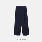LMN クボピンタックワイドコットンパンツ (4color)