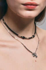 NO.333 ブラックパールネックレス