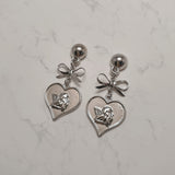 ロイヤルベイビーエンジェルピアス - ショート  / Royal Baby Angel Piercing - Short (Silver)