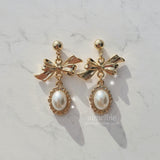 Mary Earring (Gold Color) - Pearl Version (Redvelvet Joy Earring)