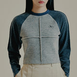 DESTROYED KNIT CROP SLEEVE