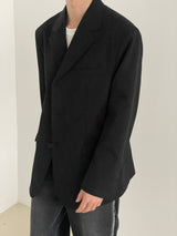 French 3 button set up blazer