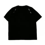 カットアウトグラフィックTシャツ / 222 Cutout graphic t-shirts - Black