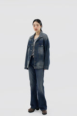 ベーシックジーンブルーブーツカットパンツ / no.332 Basic Jean Blue Bootcut Pants