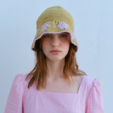 ハンドメイドフラワーズバケットハット / HANDMADE FLOWERS BUCKET HAT