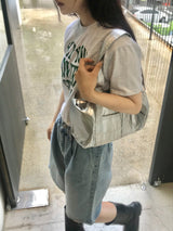 Moana denim half pants 