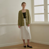 ダッフルドロップカーディガン/Duffel drop cardigan